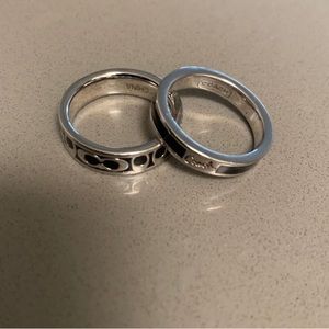 Pair of coach rings